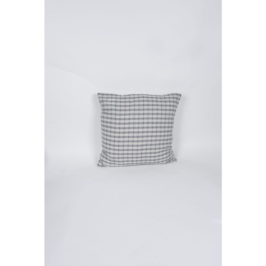 Blue Green Plaid Pillow