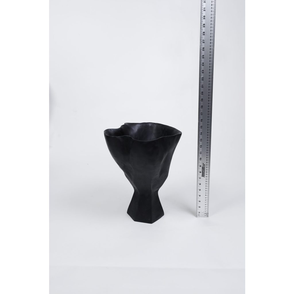 Black Vase Organic Shape 11″ x 14″