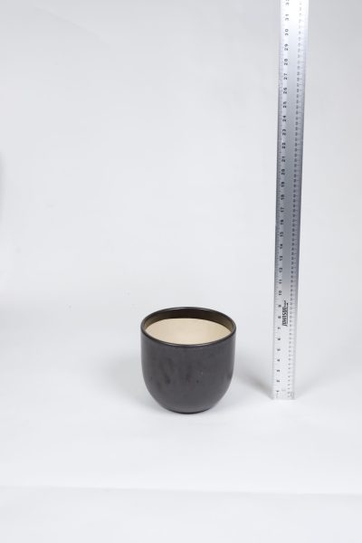 Black Ceramic Planter