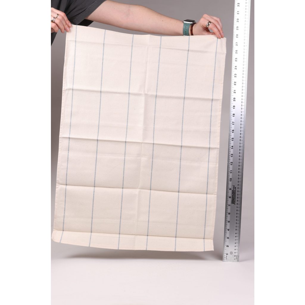 Blue Rectangle Grid Dish Towel