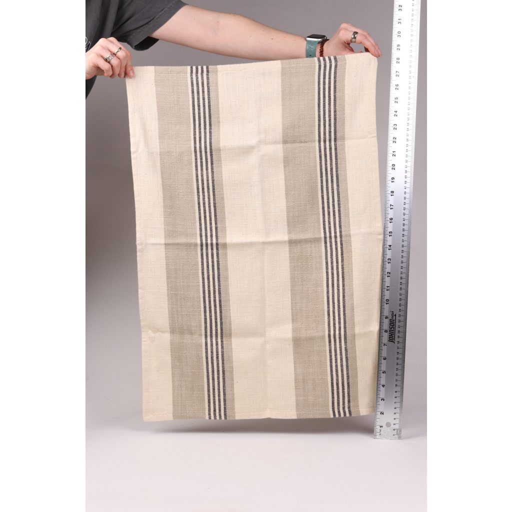 Striped Cream Neutral Dish Towel