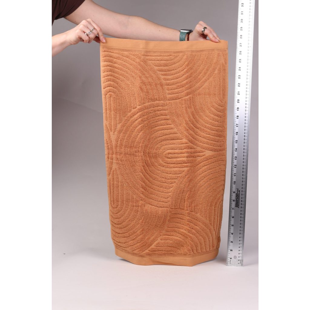 Peach Swirl Hand Towel