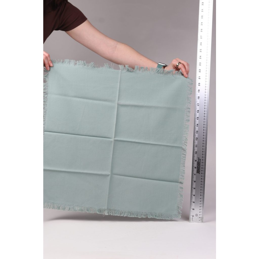 Light Blue Feathered Edge Napkins