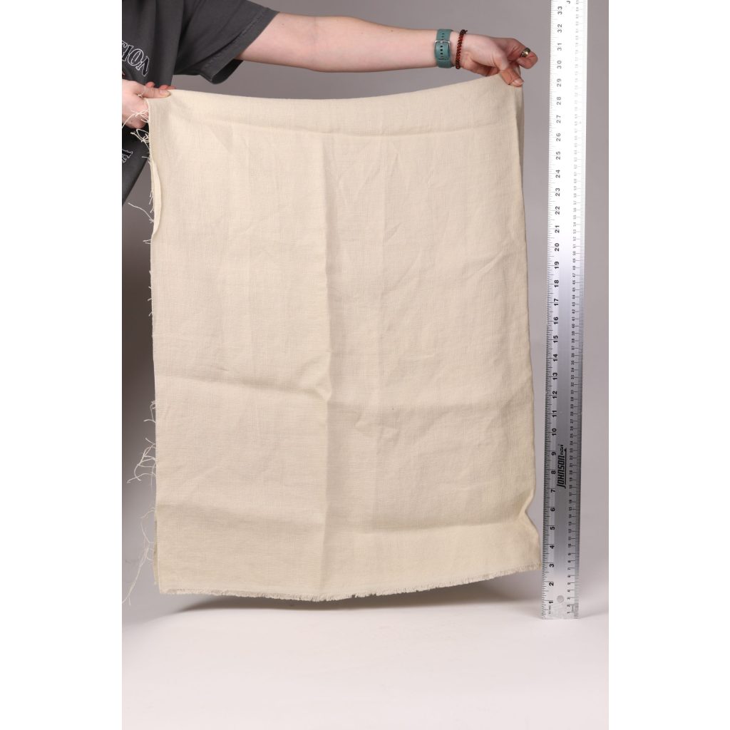 Light Brown Frayed Edges Tablecloth
