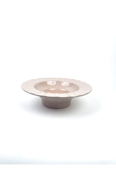 Dull Pink Ceramic Fruit Bowl
