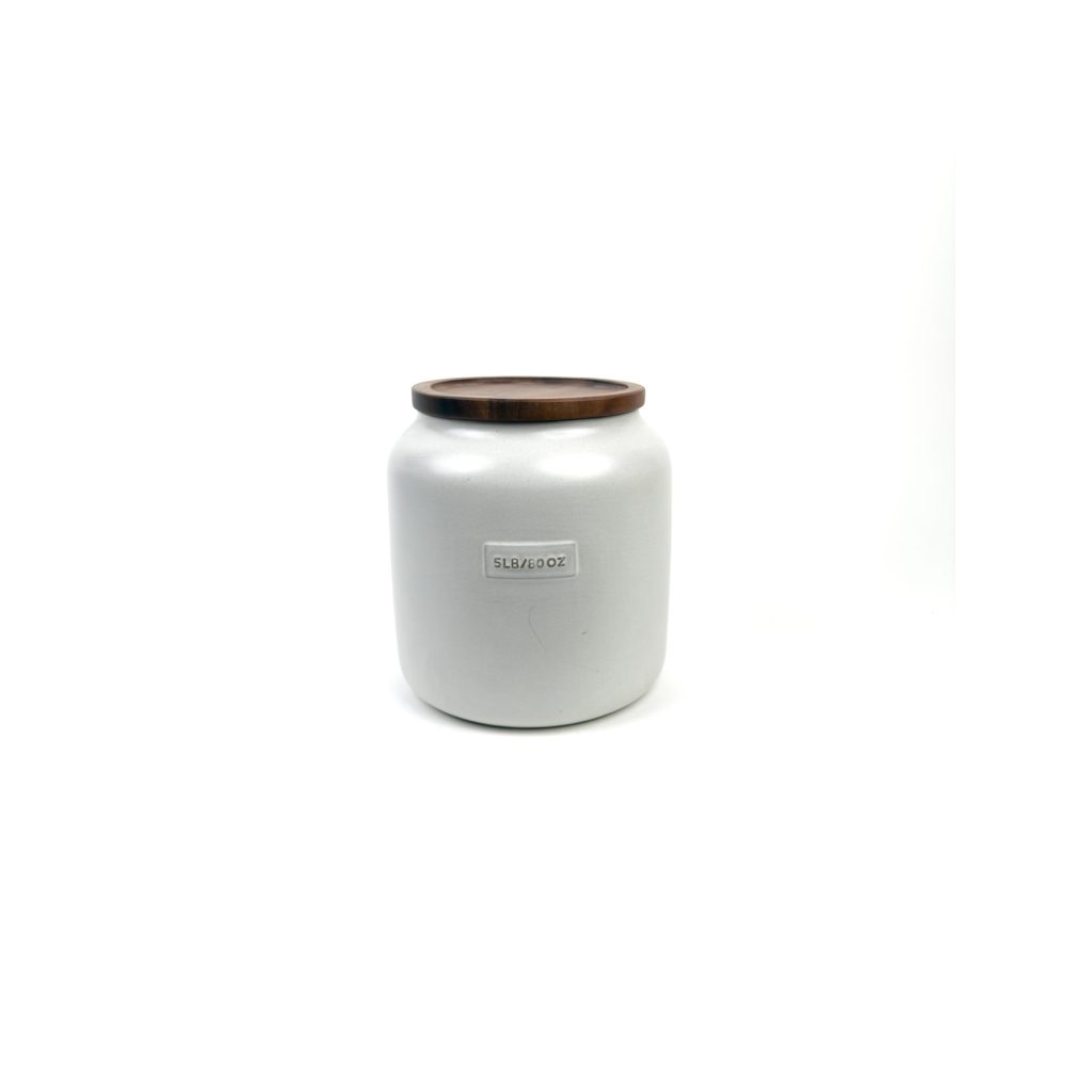 Gray Ceramic 32oz Jar