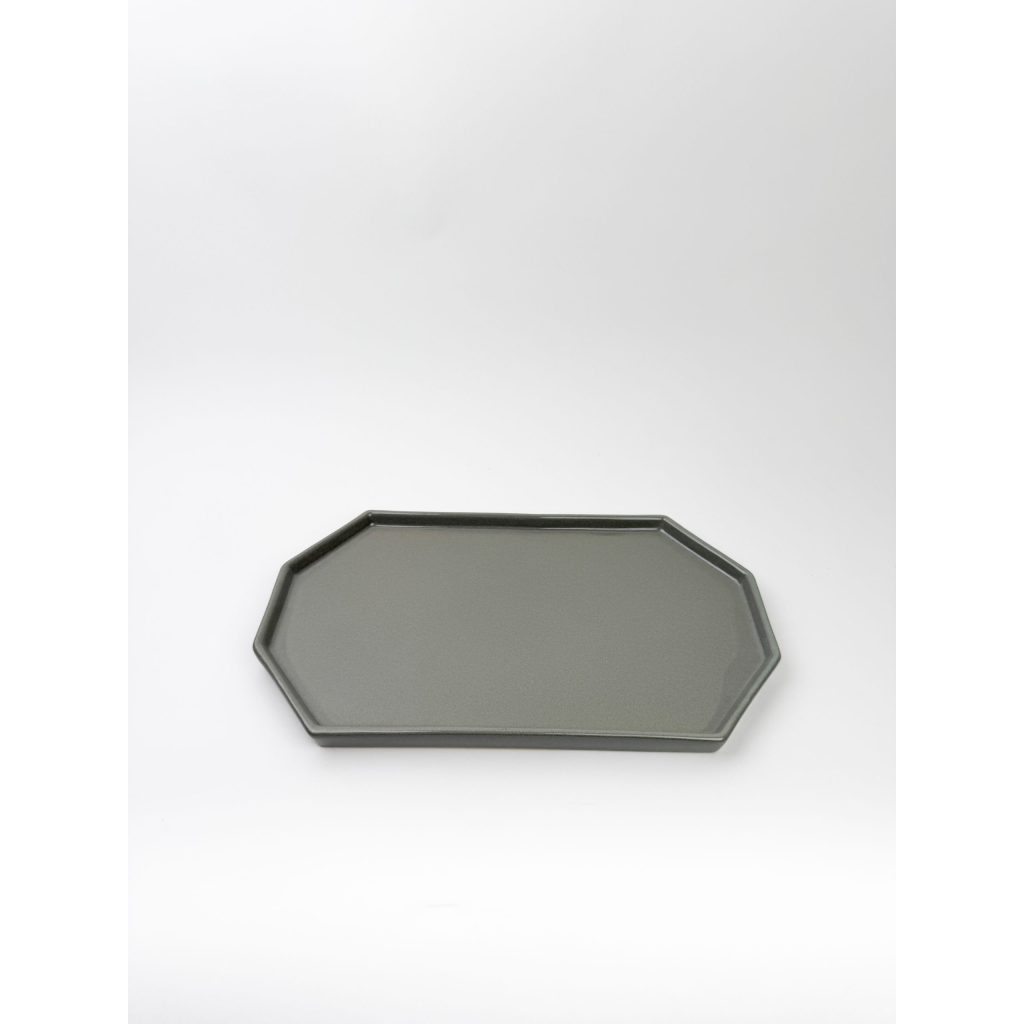 Ceramic Gray Tray