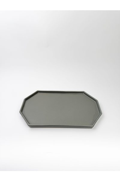 Ceramic Gray Tray