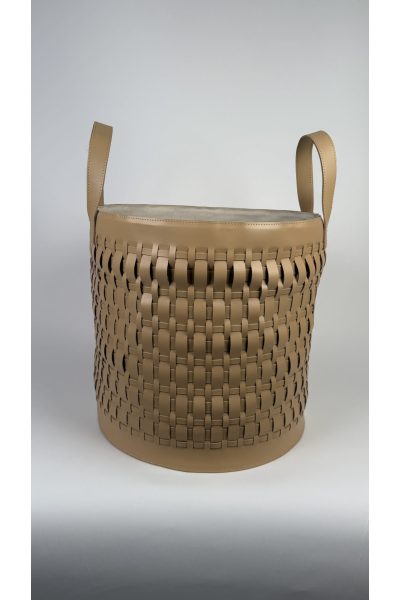 White Ridged Planter 3