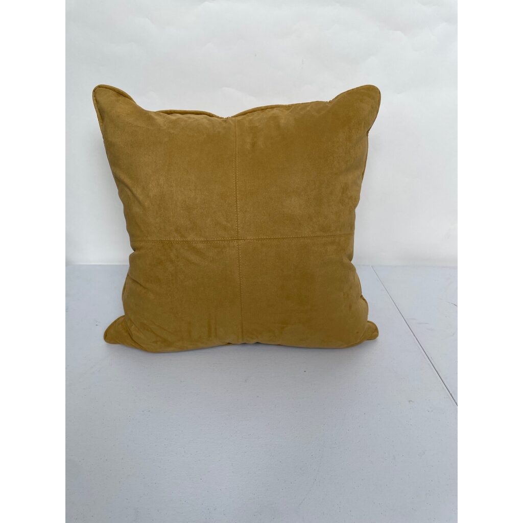 Morris & Co Saffron Suede Square Pillow