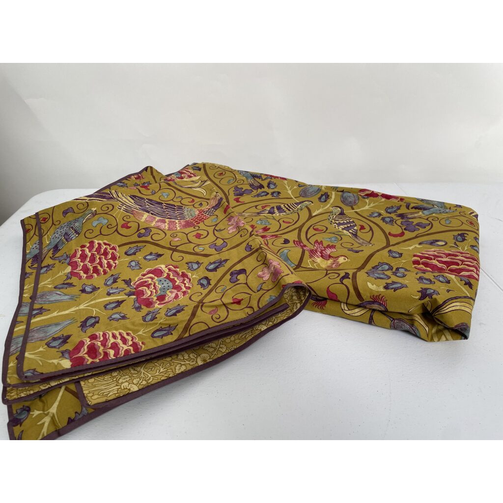 Morris & Co Saffron Seasons of May King Duvet Cover including Pillowcases