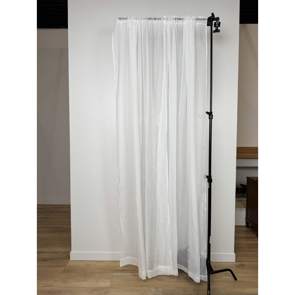 Poly Sheer Curtains 108” x 51” (4 Panels)