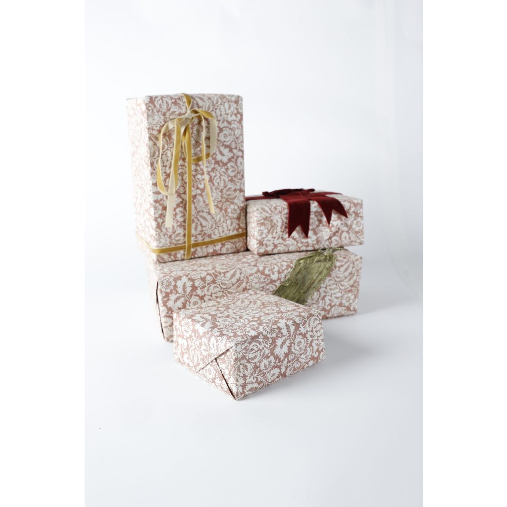 Rust and White Floral Presents