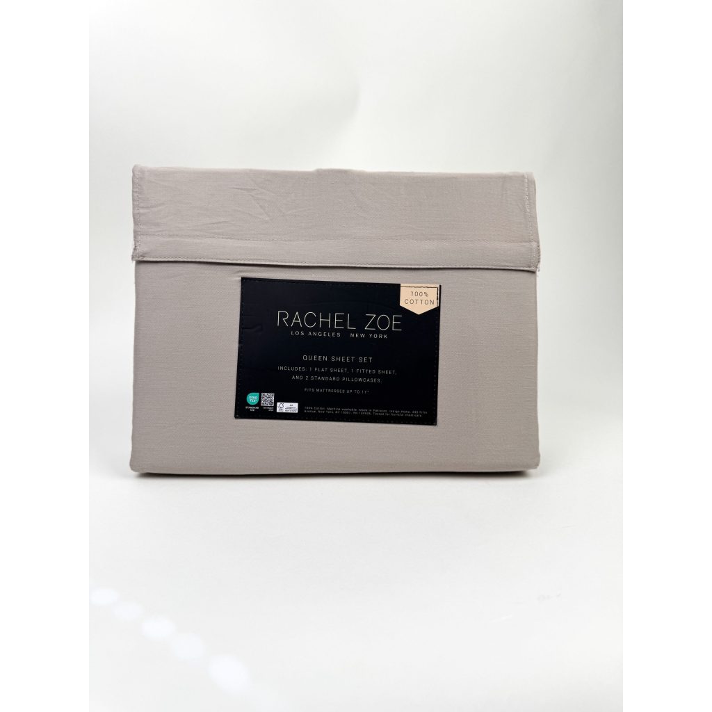 Gray Queen Sheets + 2 Pillow Covers