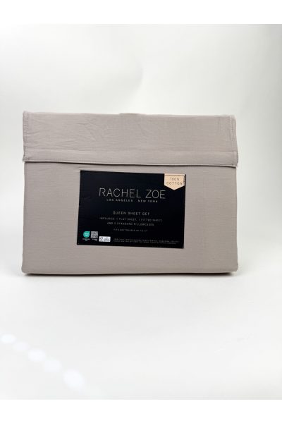 Gray Queen Sheets + 2 Pillow Covers