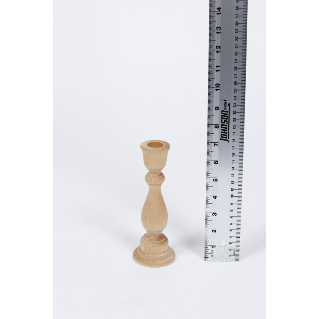 Wooden Candleholder 7″