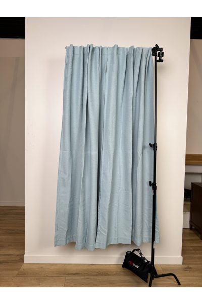 Threshold Blue Blackout Curtains 80” x 48”  (2 Panels)