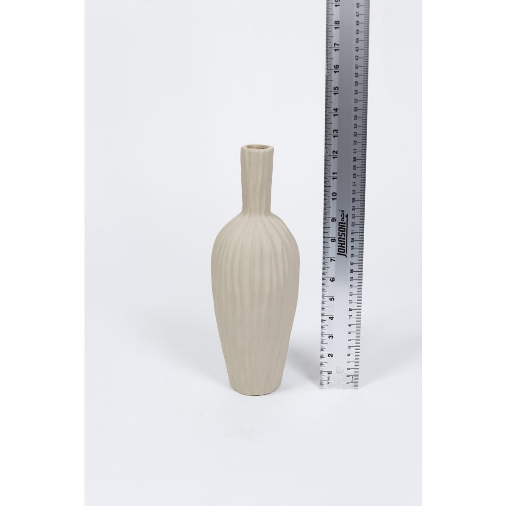 Light Brown Etched Vase