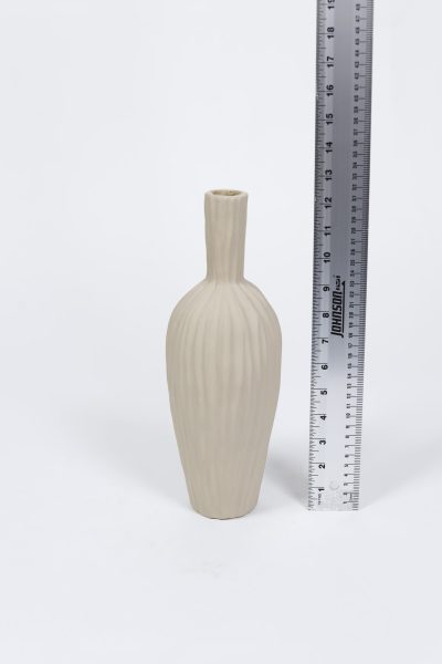 Light Brown Etched Vase
