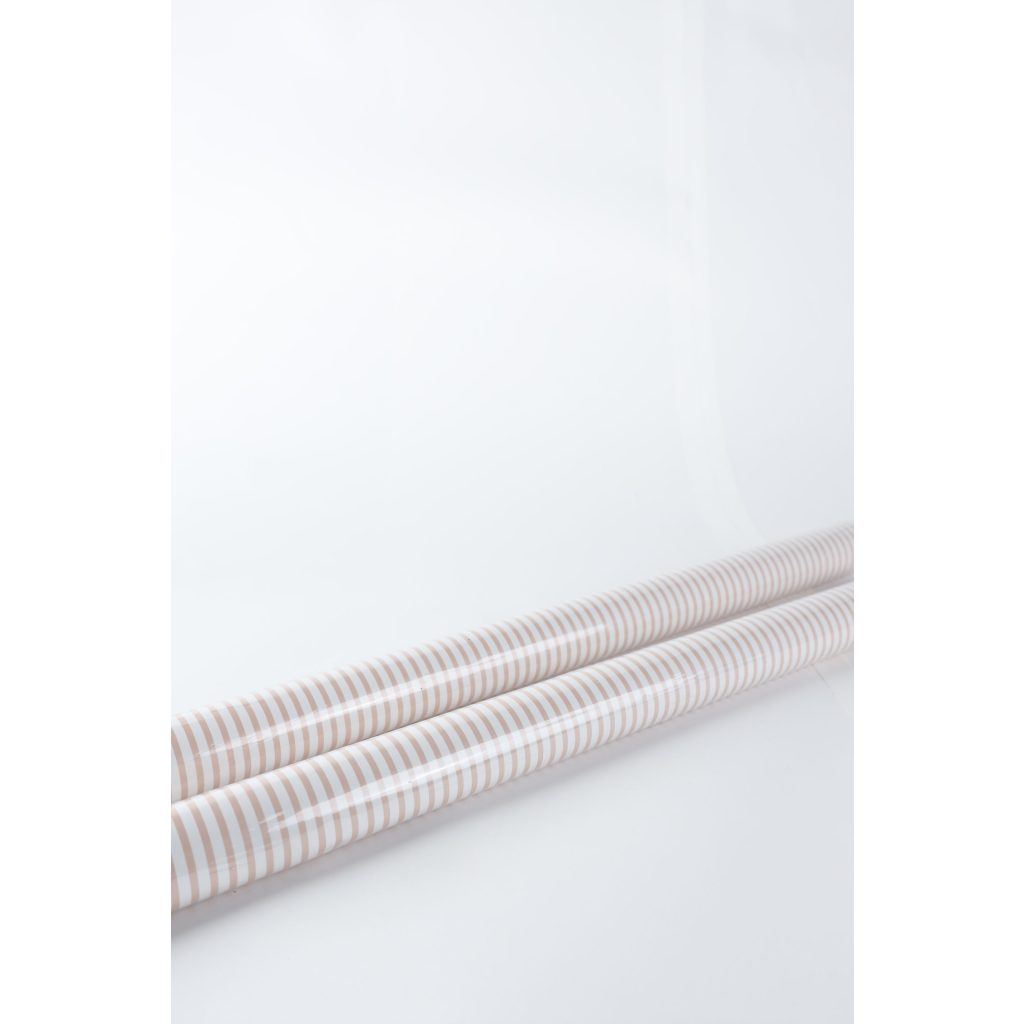 Peach Stripes Wrapping Paper