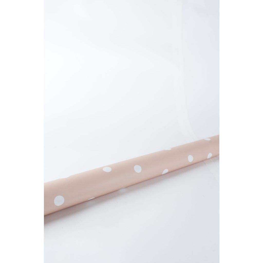Peach Polka Dot Wrapping Paper