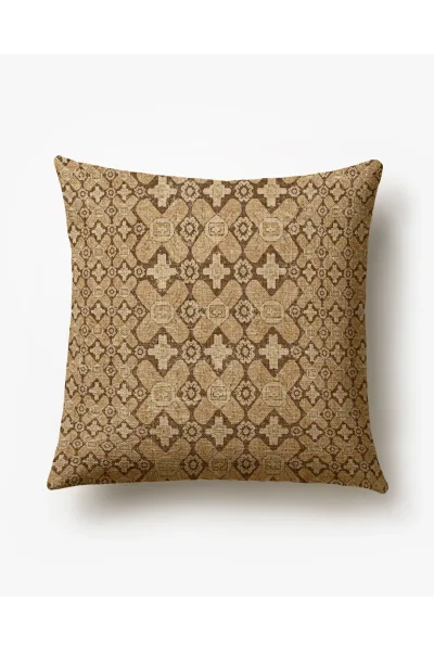 Ruggable Asher Toffee Woven Throw Pillow Cover
