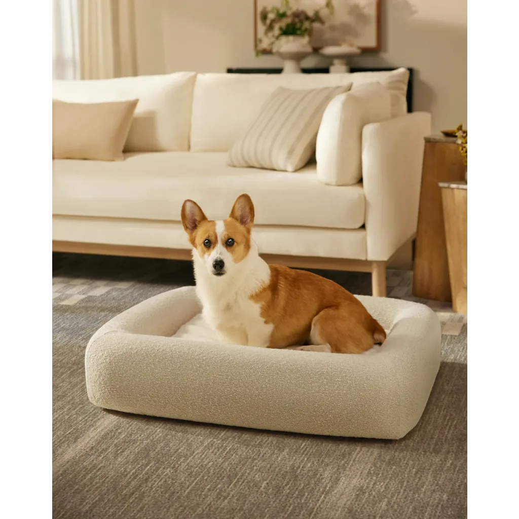 Ruggable Pet Bed Medium Cream Boucle