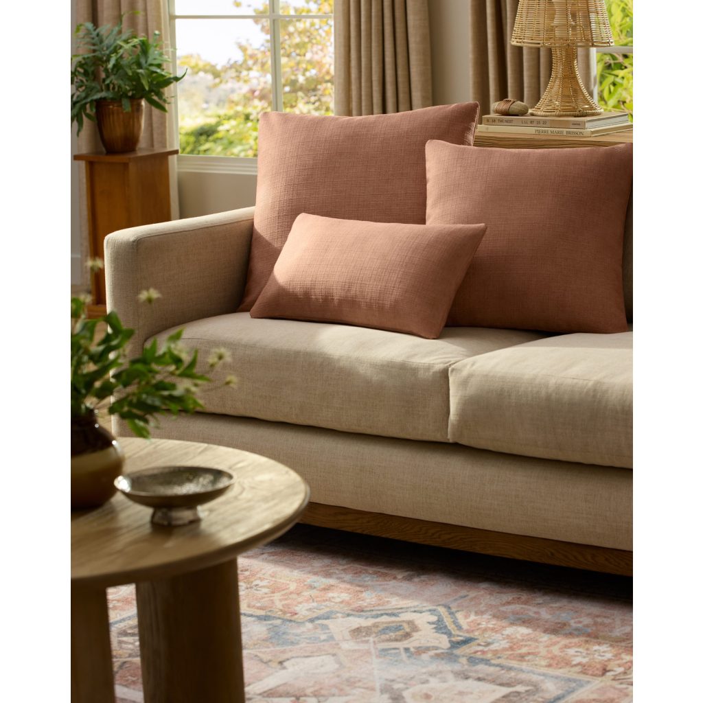 Ruggable Coral Woven Throw Pillow Cover