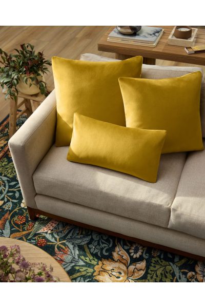 Ruggable Goldenrod Velvet Throw Pillow Cover
