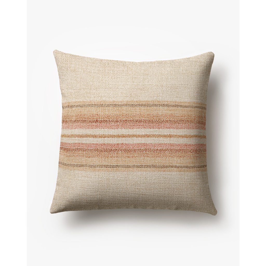 Ruggable Ida Stripe Vintage Coral Pillow