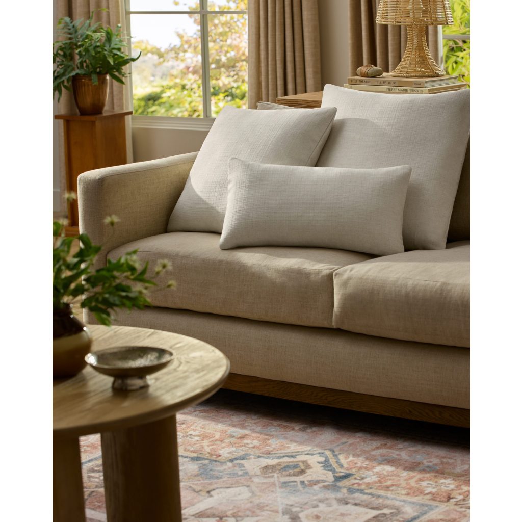 Ruggable Ivory Woven Throw Pillow Cover
