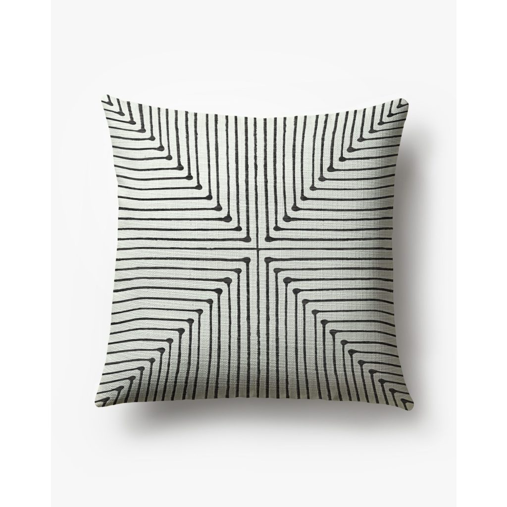 Ruggable Jonathan Adler Inkdrop Ivory Pillow