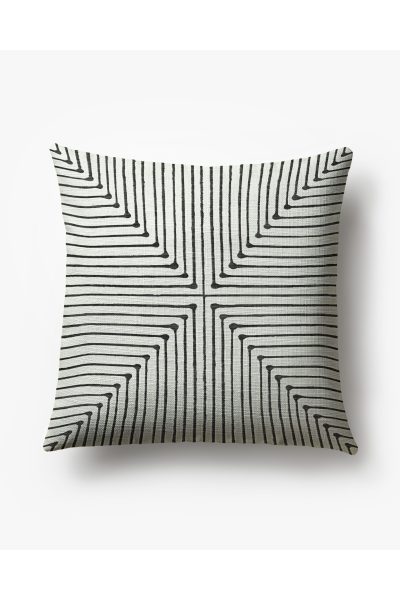 Ruggable Jonathan Adler Inkdrop Charcoal Pillow 15