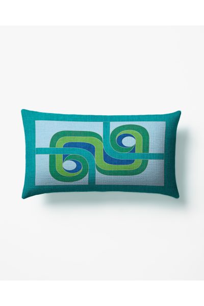 Ruggable Jonathan Adler Madrid Turquoise Green Pillow