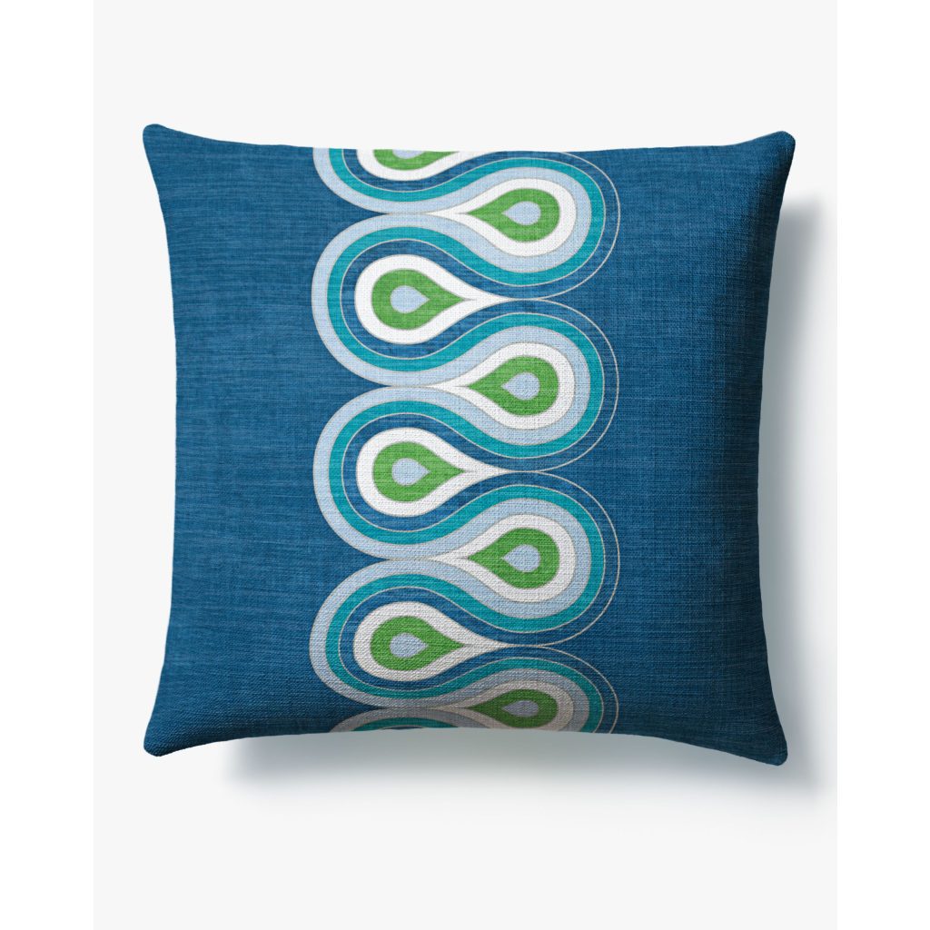Ruggable Jonathan Adler Milano Blue Pillow