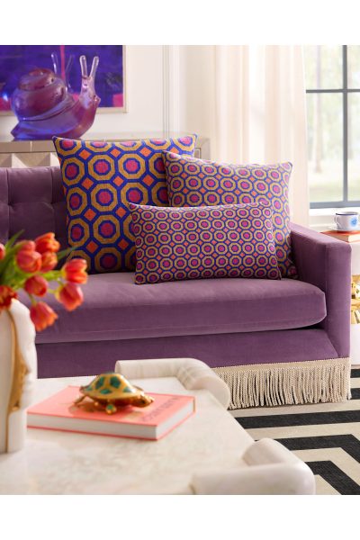 Ruggable Jonathan Adler Picadilly Fuchsia Pillow