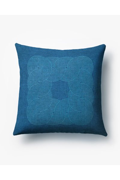 Ruggable Jonathan Adler Pompidou Blue Pillow