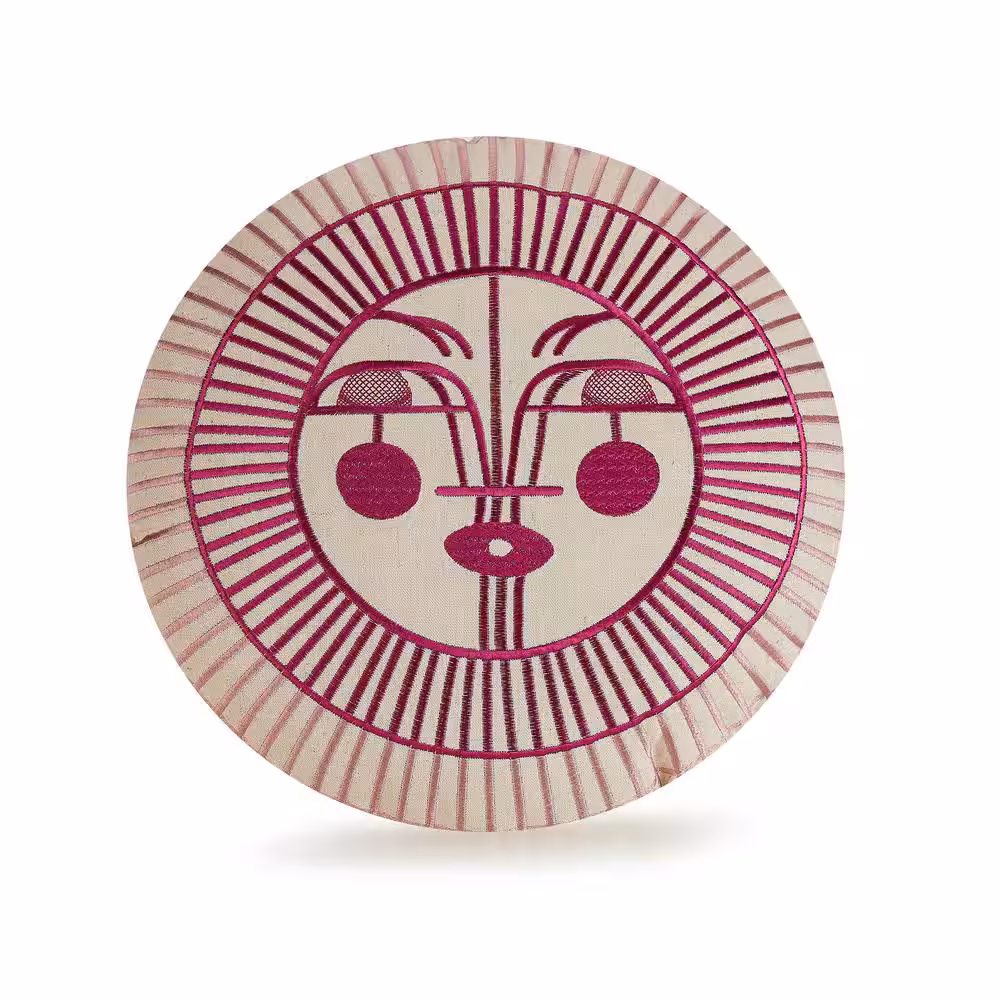 Jungalow Pink Sun Pillow