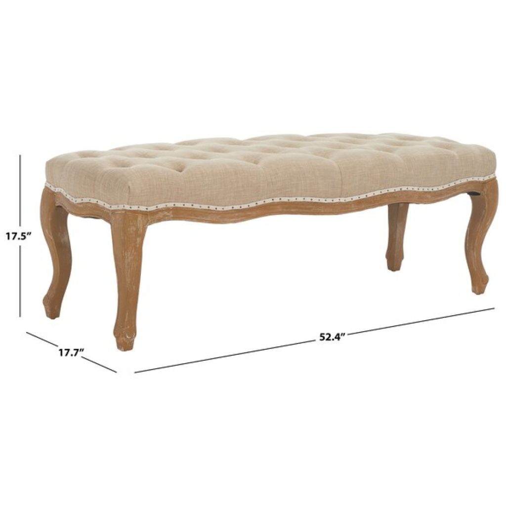 Ramsey Tufted Ottoman Coffee Table Bench