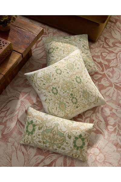 Ruggable x Morris & Co. Montreal Vintage Cream Pillow