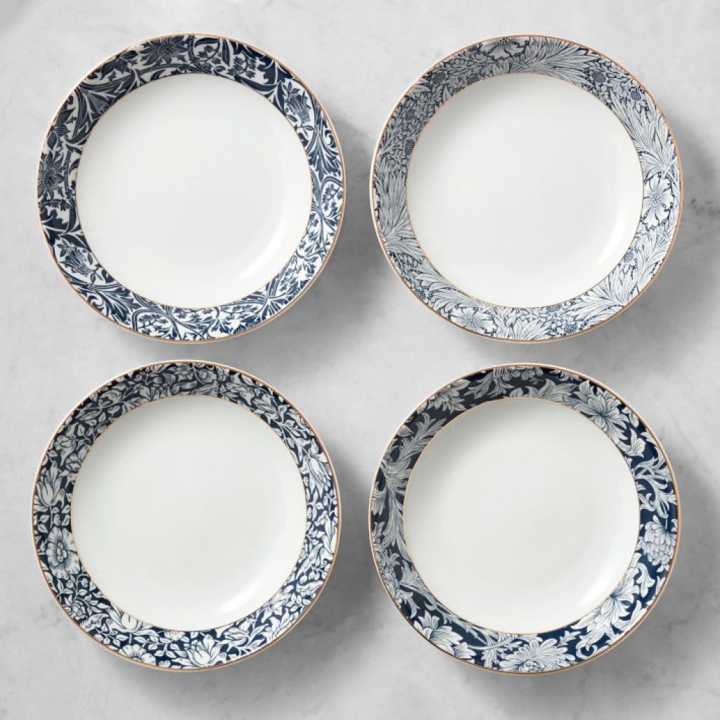 Morris & Co. x Williams Sonoma Bluebell Pasta Bowls Set of 4