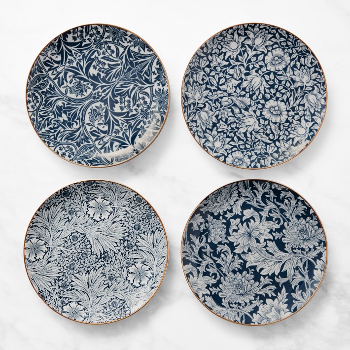 Morris & Co. x Williams Sonoma Bluebell Salad Plates Set of 4 Morris & Co. x Williams Sonoma Bluebell Salad Plates Set of 4