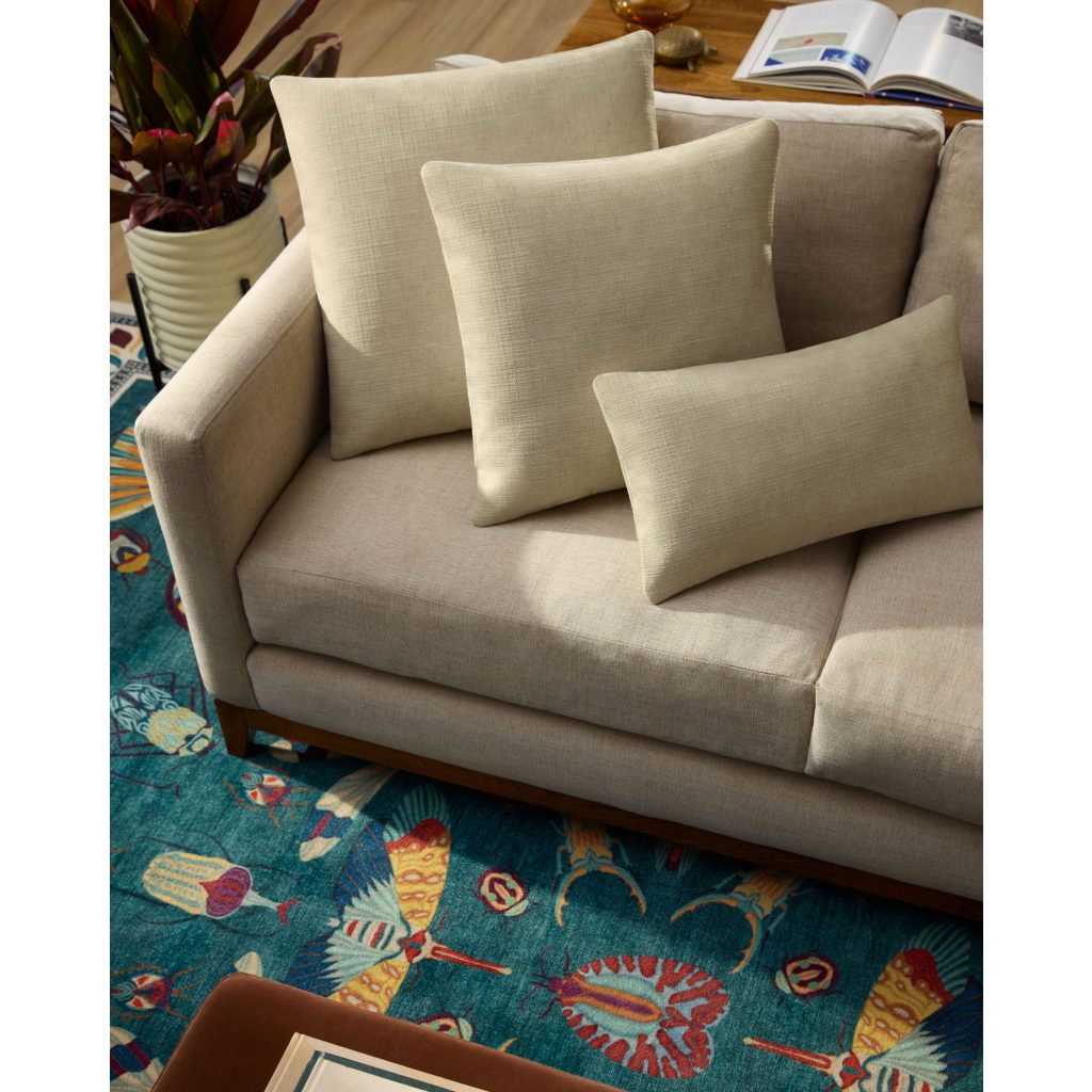 Ruggable Natural Woven Throw Pillow Cover