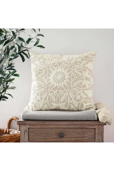 William Morris x Bedeck Pure St James Embroidered Pillow