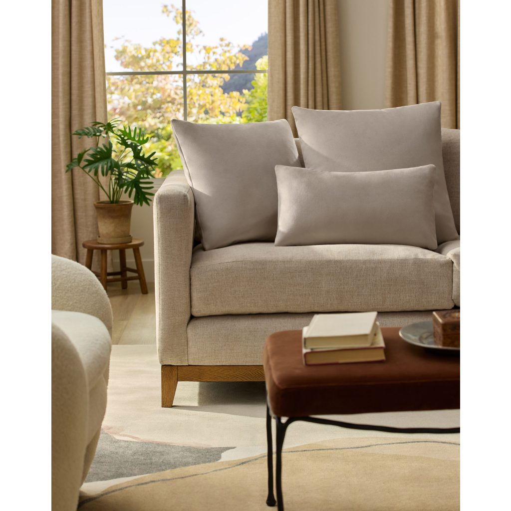 Ruggable Sand Velvet Throw Pillow